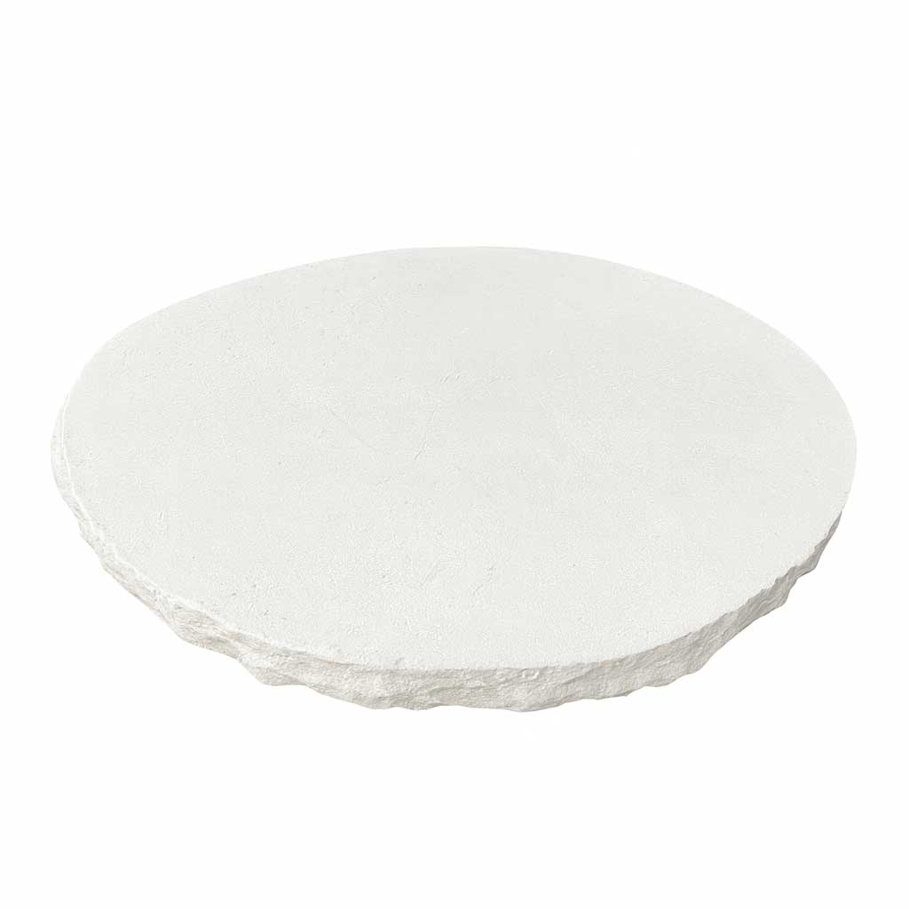 Crema White Limestone Round Stepping Stones