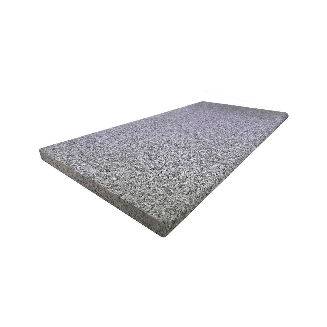 Grey Granite Bullnose Pavers Flamed