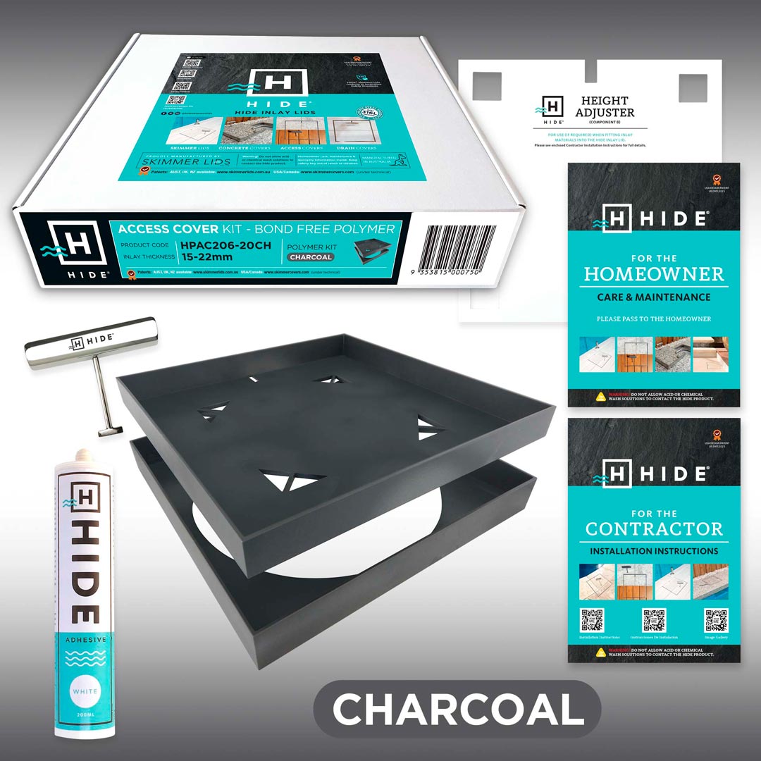 HIDE Access Cover Kit Full Polymer Charcoal