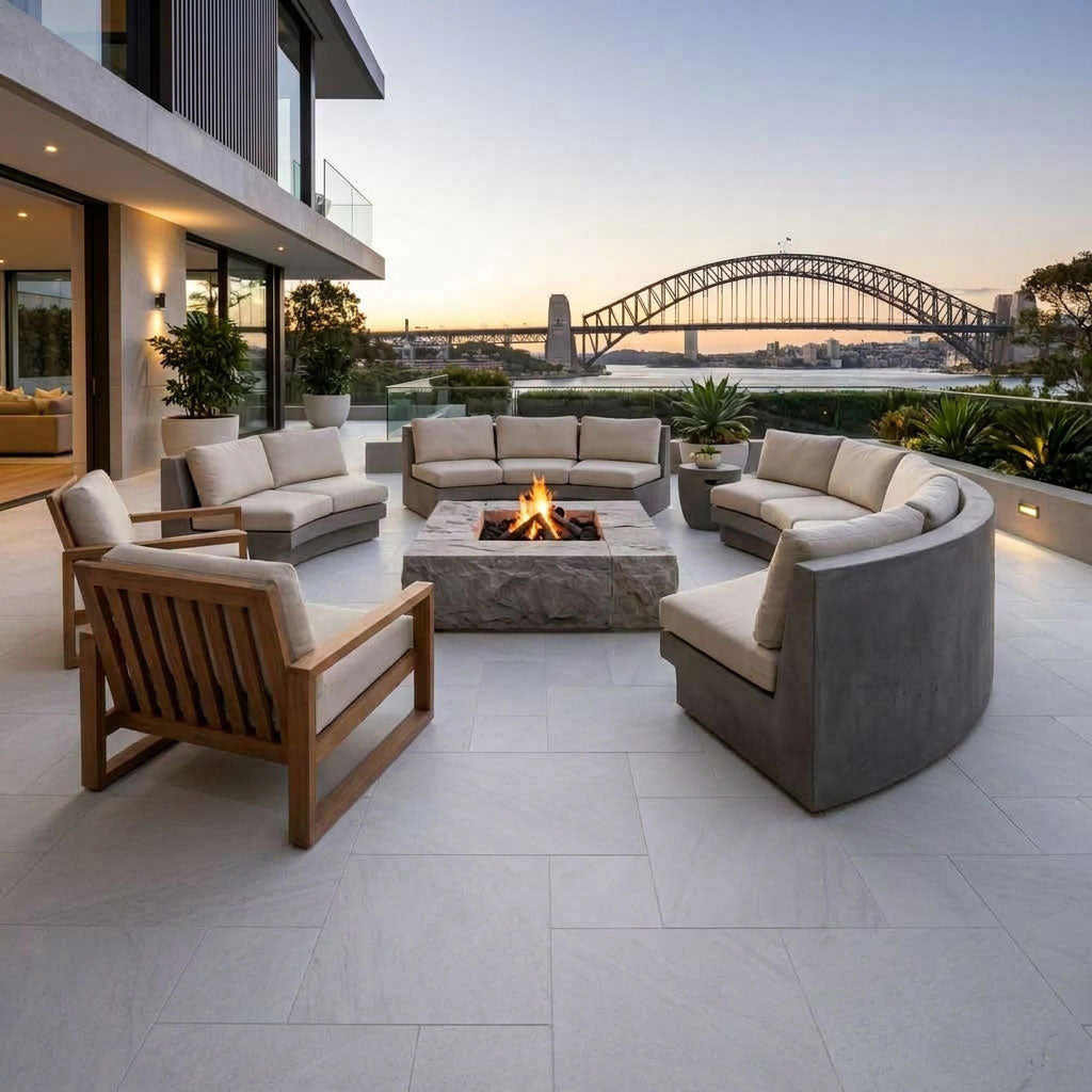 Vale Grey Limestone Versailles pattern