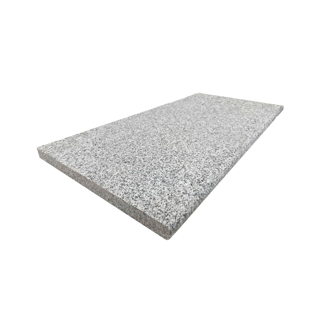 White Granite Bullnose Pavers Flamed