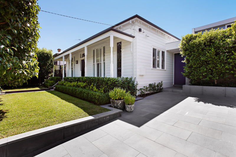 Bluestone Pavers Driveway