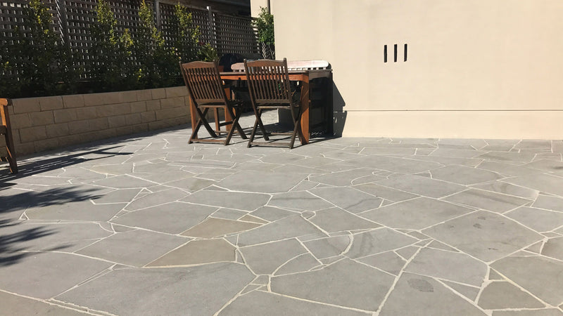 bluestone crazy paving
