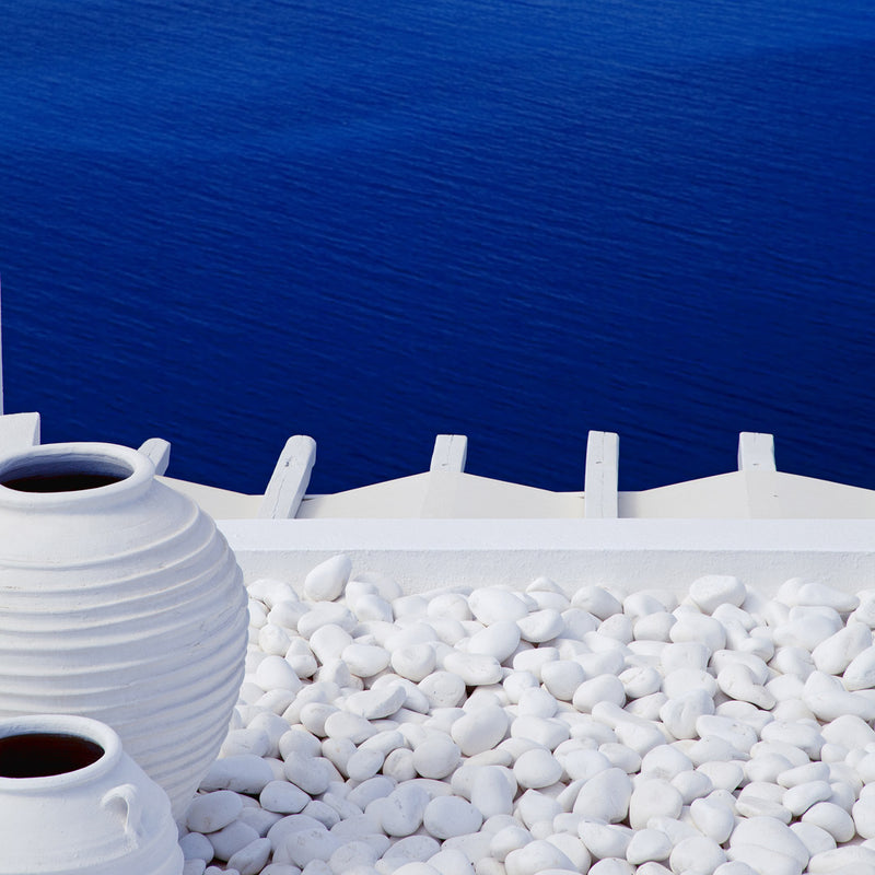 white pebbles in bulk