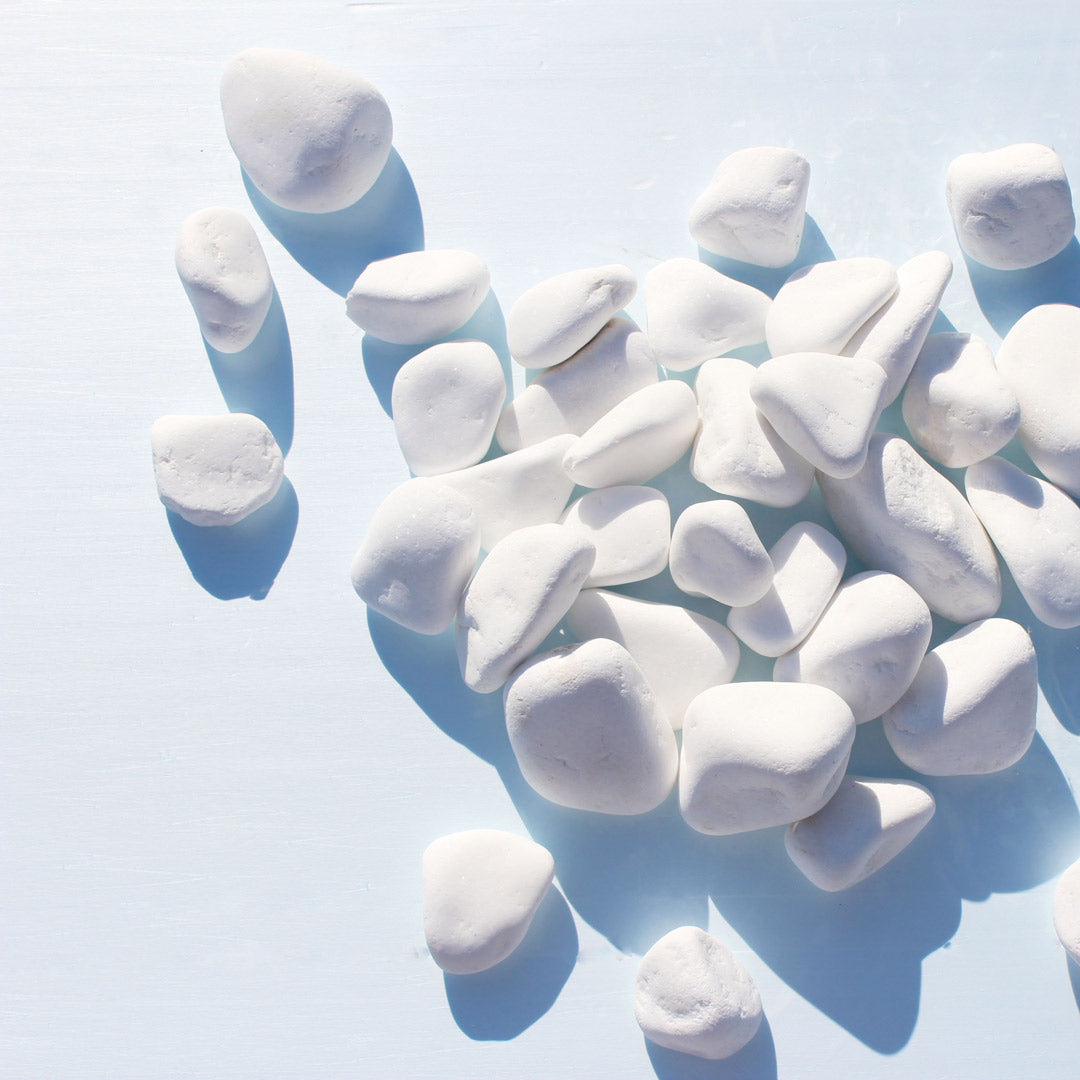 Snow White Pebbles 30-50mm