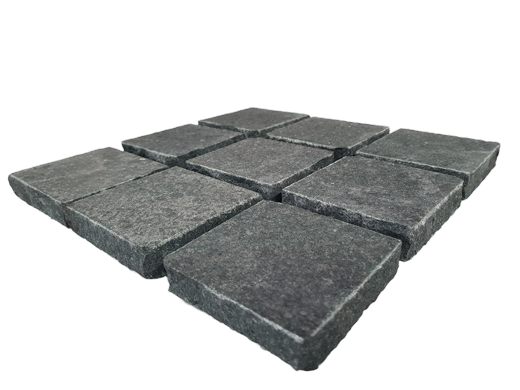  Cobblestones Exfoliated Black Granite