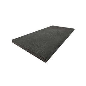 Black Granite Bullnose Pavers Flamed