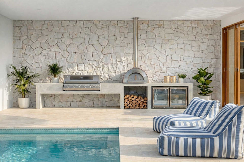 Cadiz White Stone Wall Cladding