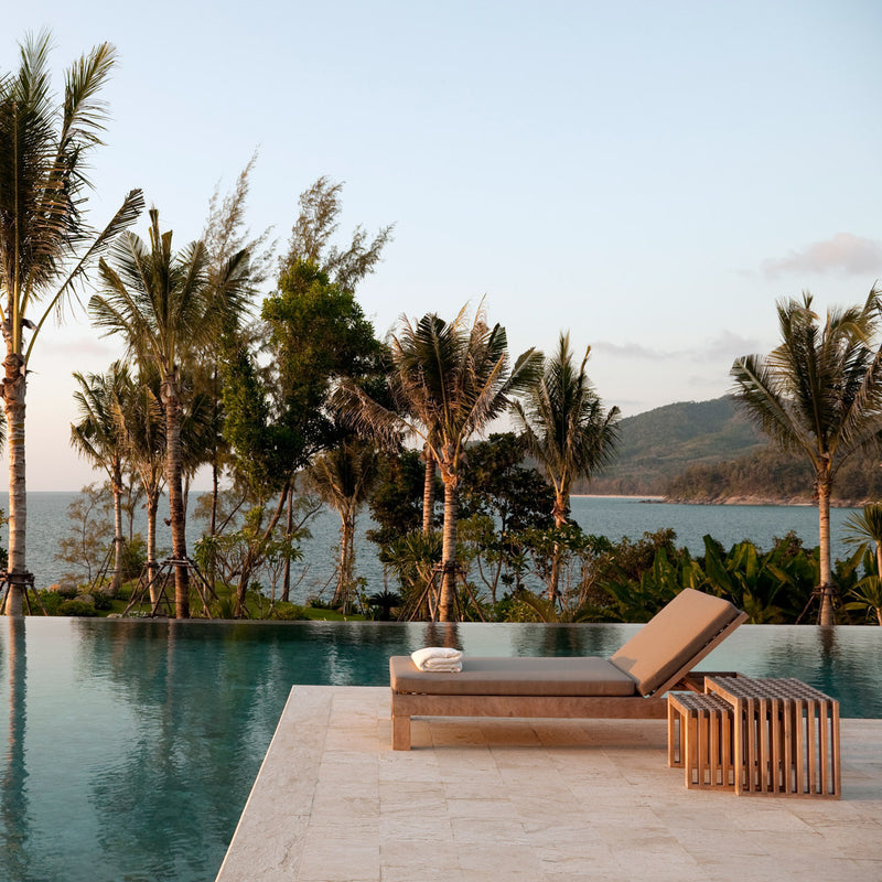 Classic Travertine Tiles Pool Coping