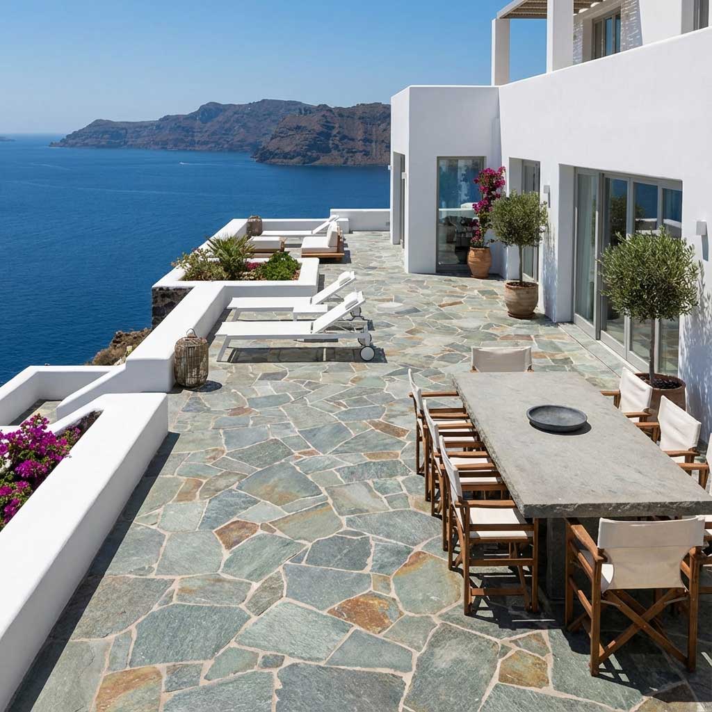 Crazy Paving Venice overlooking the sea