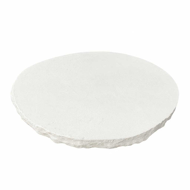Crema White Limestone Round Stepping Stones