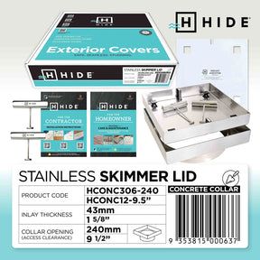 HIDE Concrete Access Cover with Collar