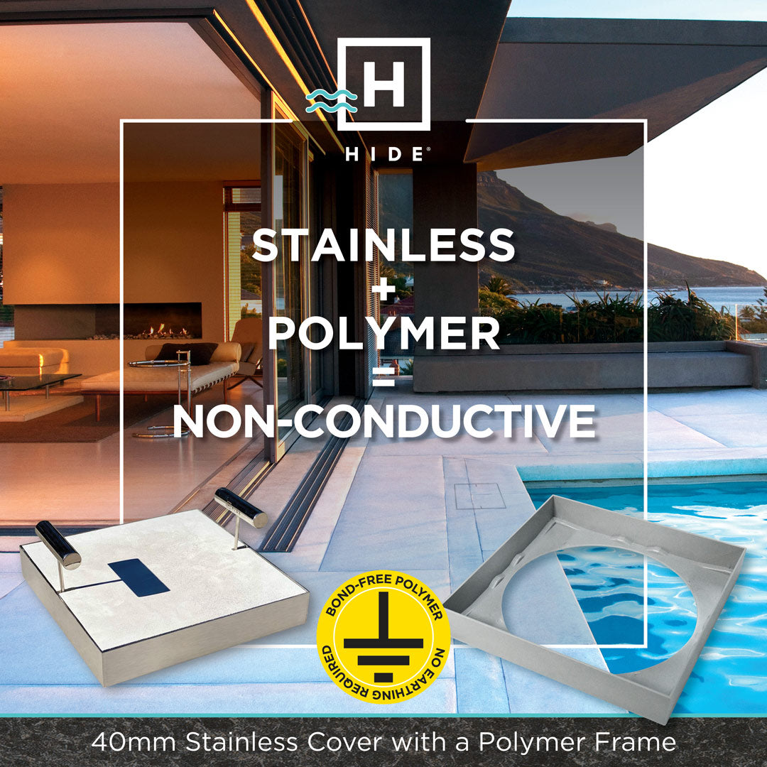 HIDE Concrete Skimmer Lid and Access Covers | No Earthing Required