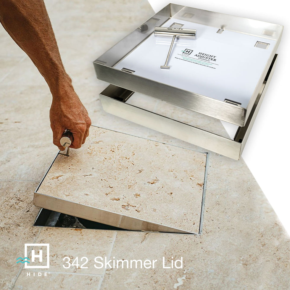 HIDE Skimmer Lids | Marine Grade Stainless Steel