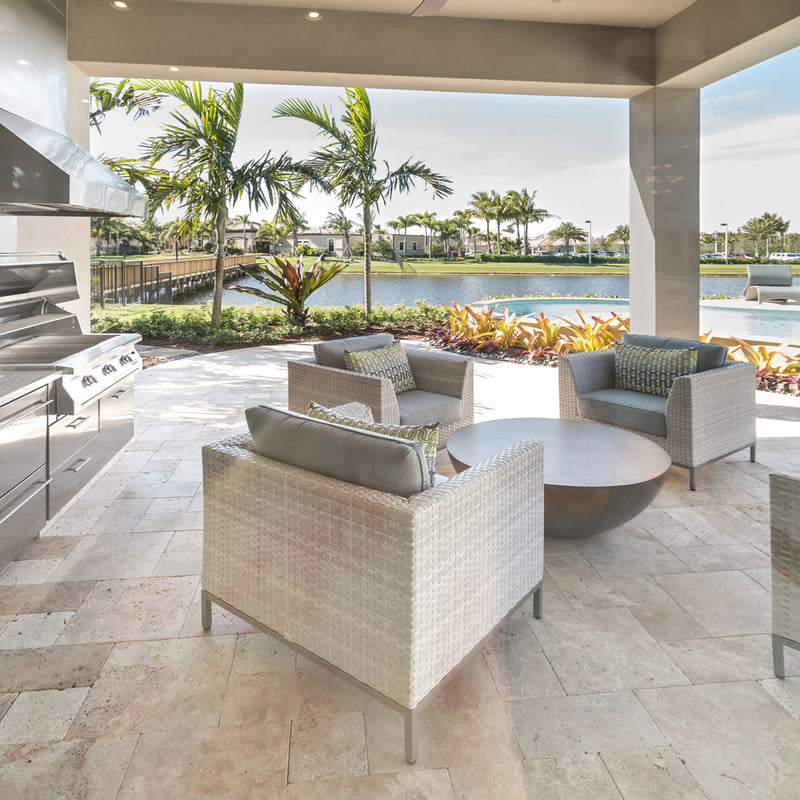 Travertine Pavement