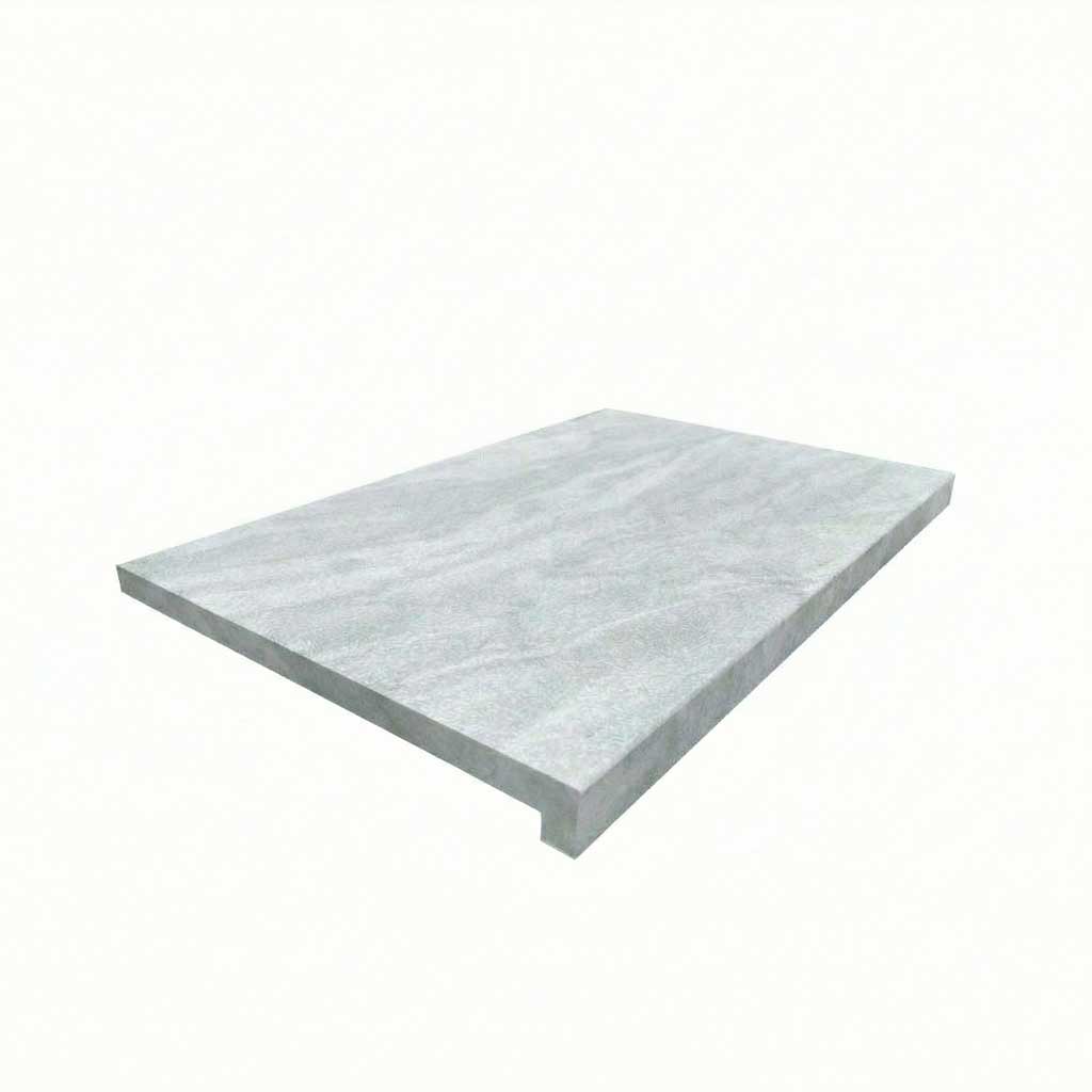 Grey Limestone Pool Coping - Vale Grey Dropface