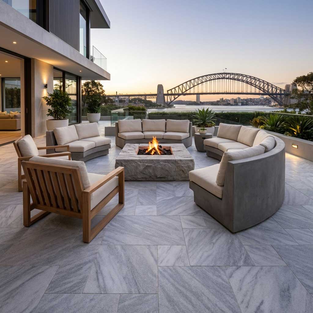 Vale Grey Limestone Versailles pattern