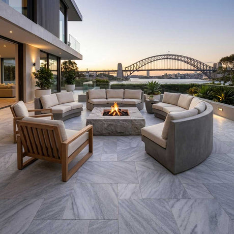 Vale Grey Limestone Versailles pattern