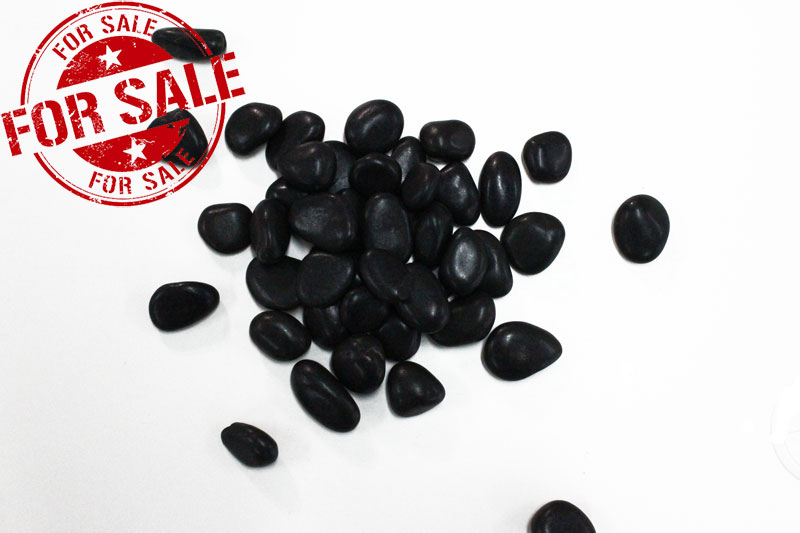 Black Pebbles 3 - 5 cm