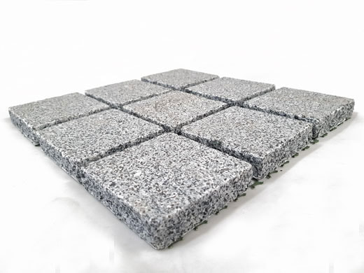 Grey Granite Cobblestones Exfoliated