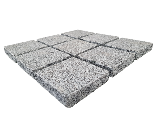 Grey Granite Cobblestones Exfoliated