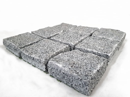 Grey Granite Cobblestones Natural Split